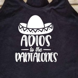Adios to the pantalones Sombrero Women's Tank Top